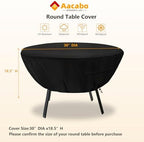 Round Patio Table Cover, Suitable - Image 2