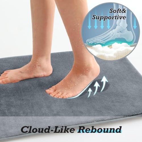 HUXMEYSON Bathroom Rugs Sets 3 Piece, Non-Slip & Quick Dry Bath Mat Set - Image 7