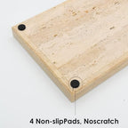 Real Natural Travertine Tray for Bathroom, Kitchen Counter - Image 4