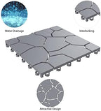 Pure Garden 30-Pack Polypropylene Interlocking Patio Deck Tiles - Image 4