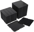 Neoaider 36PCS Plastic Interlocking Decking Tiles 12" x 12", Dark Grey by Neoaider