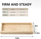 Real Natural Small Travertine Tray - Image 2