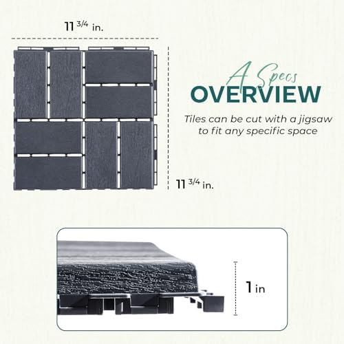 IDZO Plastic Interlocking Deck Tiles - Image 4