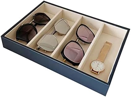 Premium Quality Sunglasses Tray Organizer Display PU Leather Exterior Soft - Image 2