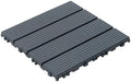 44 Pack Plastic Interlocking Patio Deck Tiles Waterproof All Weather by Unknown