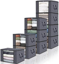 Fab totes 10 Pack Storage Bags for Clothes Blanket Storage Bins by Fabtotes