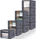 Fab totes 10 Pack Storage Bags for Clothes Blanket Storage Bins by Fabtotes