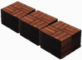 30 PCS Interlocking Deck Tiles, Solid Wood Patio Flooring Outdoor Waterproof by Unknown