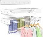 Wall Mounted Drying Rack for Laundry 40'', Folding Drying Rack Clothing Wall by BAKON