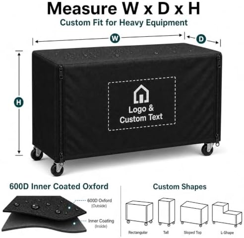 Corevibe Custom Size Dust Cover, 600D Coated Cover - Image 3