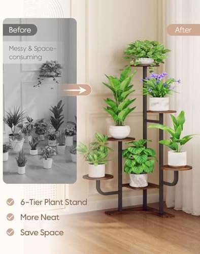 Homsorout Corner Plant Stand Indoor - Image 5