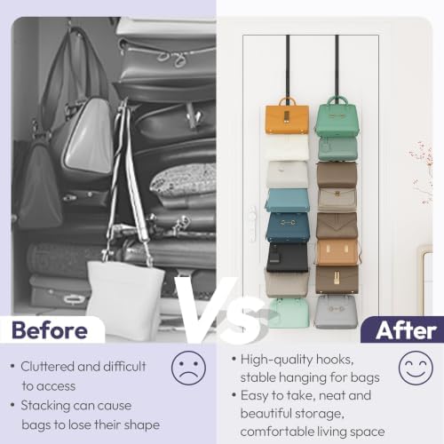 SWTYMIKI Over the Door Purse Organizer - Image 2