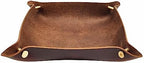 Leather Valet Tray Entryway Catchcall Tray Nightstand Organizer Storage - Image 5