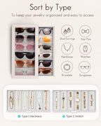 VLANDO 12-Slot Sunglasses Organizer Case - Image 3