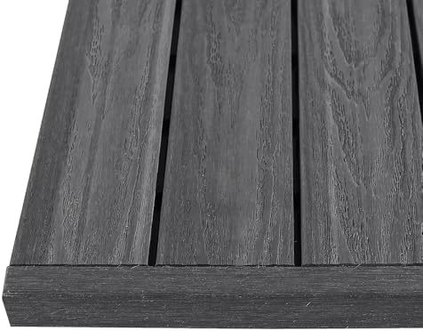 1 in. x 1 ft. Quick Deck Composite Deck Tile Straight Trim by NewTechWood