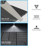 12"x12" Deck Tiles, 36 Pack Interlocking Patio Flooring, Dark Grey - Image 2