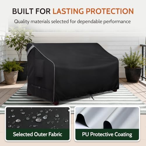 COSFLY Patio Furniture Cover Waterproof, 2-Seater Sofa - Image 3