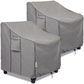 Patio Chair Covers Waterproof, Heavy Duty, 2 Pack by BOLTLINK