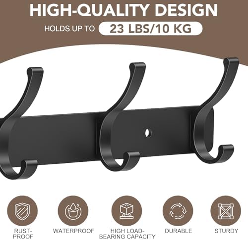 Wall Mount Coat Rack 2 Pack - Image 3