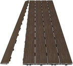 NewTechWood 1/6 ft. x 3 ft. Quick Deck Composite Deck Tile Straight Fascia in - Image 3