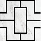 Retro 12 x 12 in Self Adhesive Vinyl Floor Tile, 10 Tiles/10 sq. by achim
