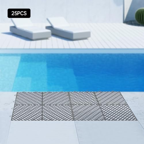25PCS Interlocking Floor Tiles 12" x 12" Splicing Garage Flooring Tiles - Image 5