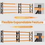 60” Wide Heavy Duty Metal Garage Shelving, Adjustable Storage Shelf - Image 5