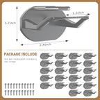 Niunuerga 22 Pack Adhesive Hat Hooks - Image 4