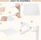STORAGE MANIAC Sweater Drying Rack, Mesh Clothes Drying Rack, Stackable Laundry - Image 6