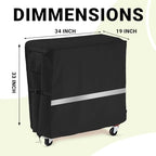 Patio Cooler Cart Cover Waterproof Fits - Image 2