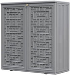 HOMSPARK Indoor/Outdoor Storage Cabinet by HOMSPARK