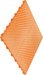 Swisstrax Ribtrax Smooth PRO Garage Tiles, Tropical Orange - Image 2
