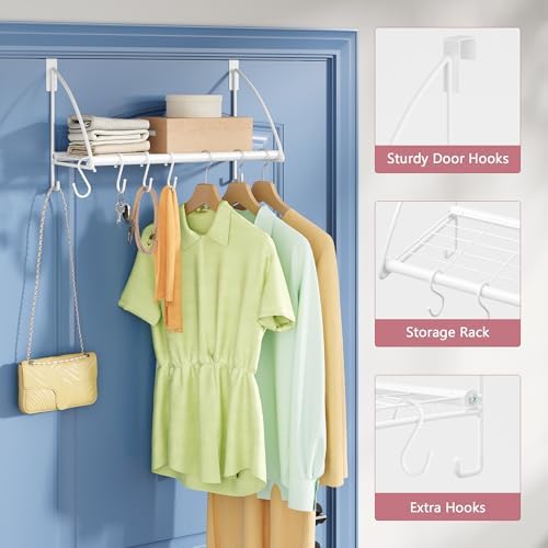 Tajsoon Over the Door Clothes Rack - Image 4