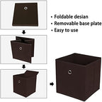 Foldable Storage Cubes Bins, 11 Inch Cloth Storage Cube Fabric Storage Box - Image 6