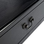 SAFAVIEH Athena 2-Drawer Wood Console Entryway Table, 35.5" Black CNS5702B - Image 5