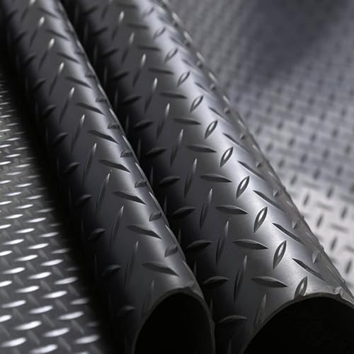 4' x 10' Feet Non-Slip Garage Floor Mat, 1-Piece Durable Rubber Flooring Roll - Image 6