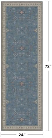 Hazo Haus Boho 2x6 Non Slip Kitchen Rug Runner - Image 2