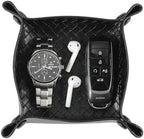 KINIVA 2 Pack PU Leather Jewelry Valet Tray by KINIVAFashionJewelry