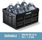 CleverMade Collapsible Storage Bins, 32L 3 Pack, 66 lb Stackable - Image 5