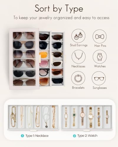 VLANDO 18-Slot Sunglasses Organizer - Image 5