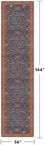 Washable 12 ft Long Runner for Hallway - Image 2