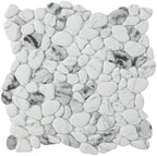 Pebble Tile for Shower Floor, 8 Sheets by Adolif
