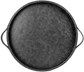 HofferRuffer Top Nocth PU Leather Round Serving Tray, Decorative Serving Tray by HofferRuffer