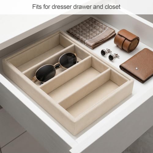 Glasses Storage Organizer Velvet Tray - Image 6