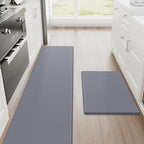 StepRite Kitchen Mats for Floor, 2-Piece Anti-Fatigue Kitchen Rugs by Bringcushiontoyourlife