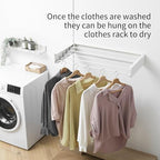 RFOUO Wall Mounted Clothes Drying Rack - Image 2