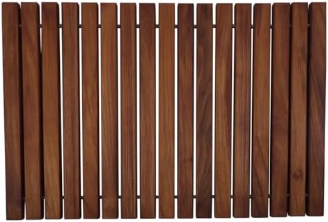 Nordic Teak 100% Solid Teak Wood String Mat - Image 4