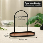 Shinpuru Key Holder Tray, Metal Stand - Image 2
