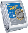 GUARD SHIELD Heavy Duty Tarp 16x20 Feet Silver Multi Purpose Thick Waterproof by GUARDSHIELD