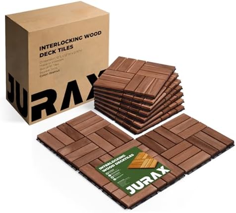 Jurax Interlocking Wood Deck Tiles by Jurax